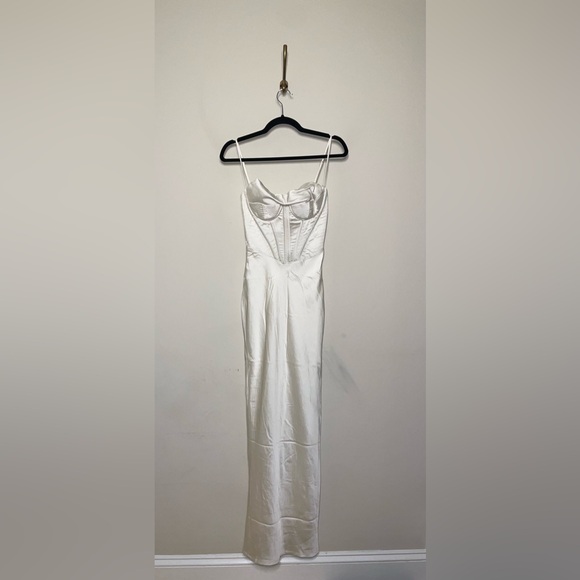 House of CB Charmaine Ivory Corset Maxi Dress - Picture 8 of 12